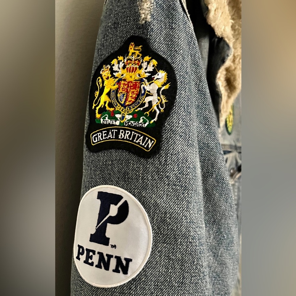 Abercrombie & Fitch Limited Edition Custom Labeled Denim Trucker’s Jacket - Picture 5 of 7